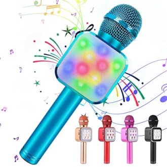 KIDWILL Wireless Bluetooth Karaoke Microphone